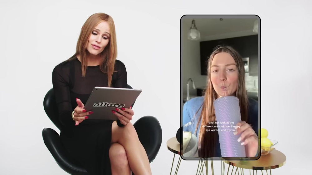 Click to view full size image
==============
Jennifer-Reacts-to-Tik-Tok-Trends-Allure-233.jpg Jennifer-Reacts-to-Tik-Tok-Trends-Allure-233.jpg
