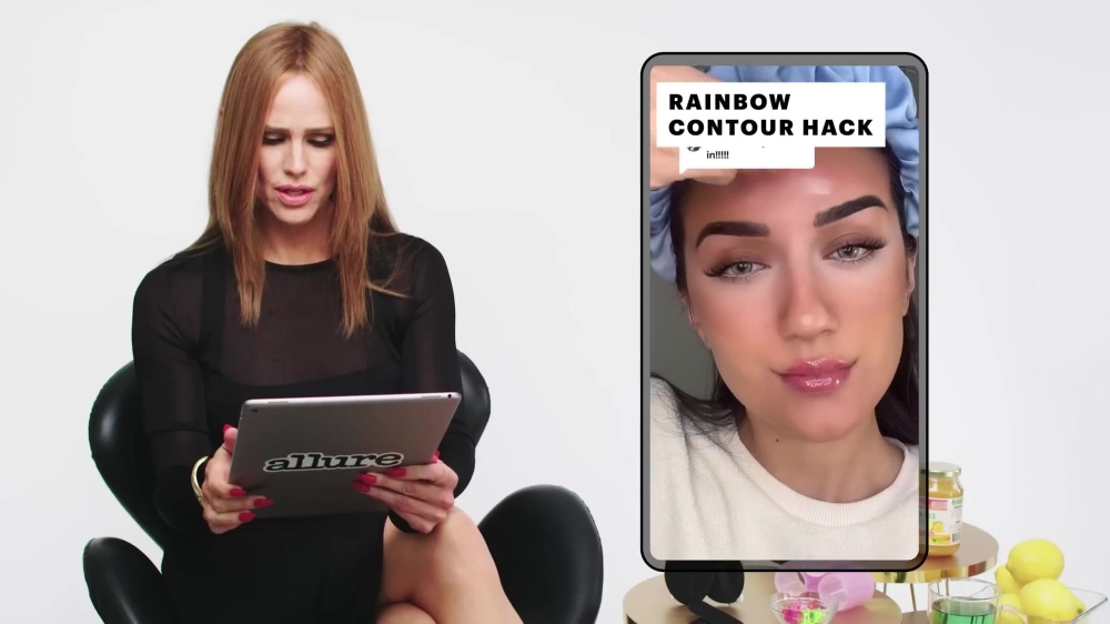 Click to view full size image
==============
Jennifer-Reacts-to-Tik-Tok-Trends-Allure-367.jpg Jennifer-Reacts-to-Tik-Tok-Trends-Allure-367.jpg
