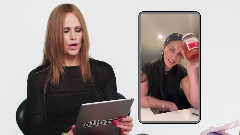 Click to view full size image
==============
Jennifer-Reacts-to-Tik-Tok-Trends-Allure-459.jpg Jennifer-Reacts-to-Tik-Tok-Trends-Allure-459.jpg
